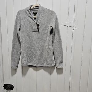 Eddie Bauer Gray Textured Sweater